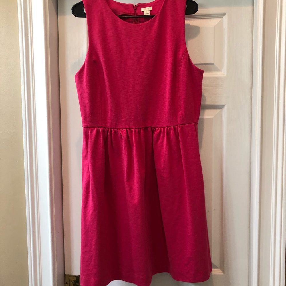 J. Crew Pink Day Dress Sz L 💕